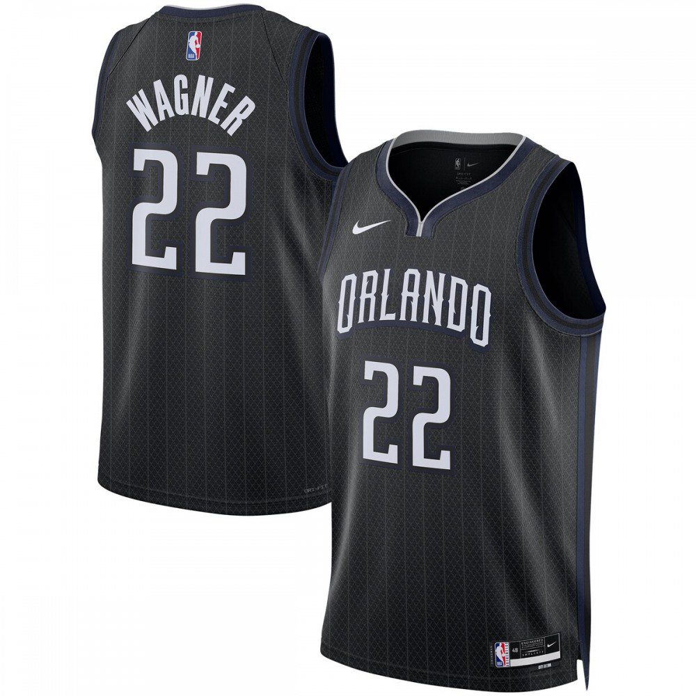 Franz Wagner Orlando Magic Unisex 2022/23 Swingman Jersey - City Edition - Black-Pro Kit Vault | Brand New 26/27 Sports Jerseys